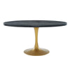 Modway Drive 60" Oval Wood Top Dining Table