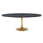 Modway Drive 78" Oval Wood Top Dining Table