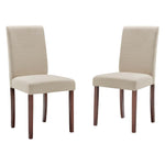 Modway Prosper Upholstered Fabric Dining Side Chair Set of 2