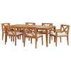 Modway Northlake 7 Piece Outdoor Patio Premium Grade A Teak Wood Set