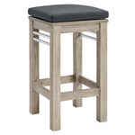 Modway Wiscasset Outdoor Patio Acacia Wood Bar Stool