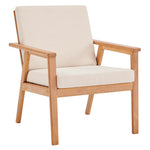 Modway Vero Ash Wood Outdoor Patio Armchair