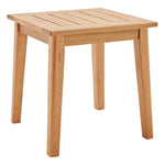 Modway Viewscape Outdoor Patio Ash Wood End Table