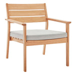 Modway Breton Outdoor Patio Ash Wood Armchair