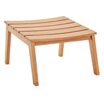 Modway Breton Outdoor Patio Ash Wood Ottoman