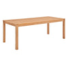 Modway Farmstay 79" Outdoor Patio Teak Wood Dining Table