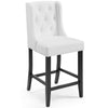 Modway Baronet Tufted Button Faux Leather Counter Stool