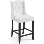 Modway Baronet Tufted Button Faux Leather Counter Stool