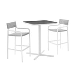 Modway Raleigh 3 Piece Outdoor Patio Aluminum Bar Set