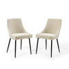 Modway Viscount Upholstered Fabric Dining Chairs - Set of 2