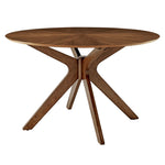 Modway Crossroads 47" Round Wood Dining Table
