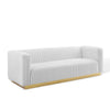 Modway Charisma Channel Tufted Performance Velvet Living Room Sofa