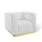 Modway Charisma Channel Tufted Performance Velvet Accent Armchair