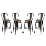 Modway Promenade Bar Stool Set of 4