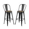 Modway Promenade Bar Stool Metal Set of 2