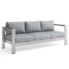 Modway Shore Outdoor Patio Aluminum Sofa