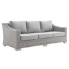 Modway Conway Sunbrella Outdoor Patio Wicker Rattan Sofa