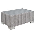 Modway Conway 32`` Outdoor Patio Wicker Rattan Coffee Table