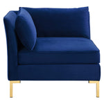 Modway Ardent Performance Velvet Sectional Sofa Corner Chair