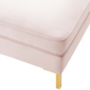 Modway Ardent Performance Velvet Ottoman