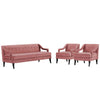 Modway Concur Living Room Set Performance Velvet Set of 3