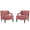 Modway Concur Living Room Set Performance Velvet Set of 2