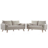 Modway Revive Upholstered Fabric Sofa and Loveseat Set