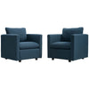 Modway Activate Upholstered Fabric Armchair Set of 2