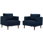 Modway Agile Upholstered Fabric Armchair Set of 2
