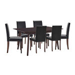 Modway Prosper 7 Piece Faux Leather Dining Set