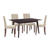 Modway Prosper 5 Piece Upholstered Fabric Dining Set