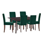 Modway Prosper 7 Piece Upholstered Velvet Dining Set