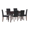 Modway Prosper 7 Piece Faux Leather Dining Set