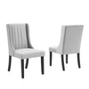 Modway Renew Parsons Performance Velvet Dining Side Chairs - Set of 2