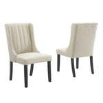 Modway Renew Parsons Fabric Dining Side Chairs - Set of 2