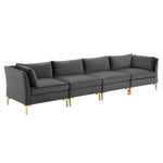 Modway Ardent 4-Seater Performance Velvet Sofa