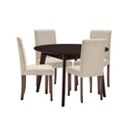 Modway Prosper 5 Piece Upholstered Fabric Dining Set