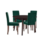 Modway Prosper 5 Piece Upholstered Velvet Dining Set