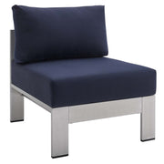 Modway EEI-4320 Shore Sunbrella Fabric 9 Piece Sectional Sofa Set