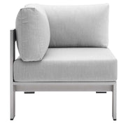 Modway EEI-4321 Shore Sunbrella Fabric 8 Piece Sectional Sofa Set