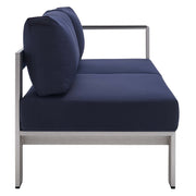 Modway EEI-4321 Shore Sunbrella Fabric 8 Piece Sectional Sofa Set