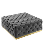 Modway Ensconce Tufted Performance Velvet Square Ottoman