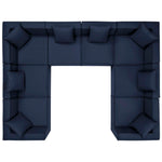 Modway EEI-4388 Saybrook Outdoor Patio Upholstered 8-Piece Sectional Sofa