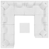 Modway EEI-4389 Saybrook Outdoor Patio Upholstered 10-Piece Sectional Sofa