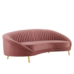 Modway Camber Channel Tufted Performance Velvet Sofa