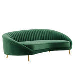 Modway Camber Channel Tufted Performance Velvet Sofa