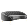 Modway Camber Channel Tufted Performance Velvet Sofa