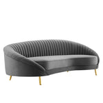 Modway Camber Channel Tufted Performance Velvet Sofa