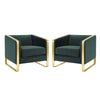 Modway Visualize Armchair Performance Velvet Set of 2