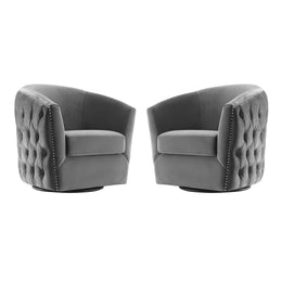 Modway Rogue Armchair Performance Velvet Set of 2